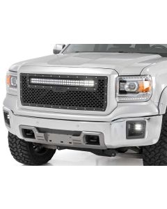 Rough Country 70190 Sierra 1500 Mesh Grille LED kitKit, Amber DRL