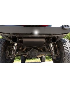 Rough Country 96002A Dual Outlet Performance Exhaust for Jeep Wrangler JK