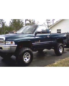 1994 1500 Dodge Ram with 3" suspension lift kit and 3" body lift,