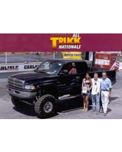 2002 Dodge Ram 2500 with 5" Skyjacker lift kit, 3" Performance Accessories body lift