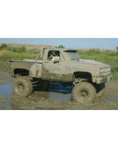 1982 Chevy short box with 12" suspension lift kit and 3" body lift