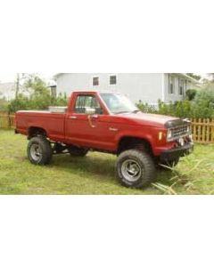 1985 Ford Ranger with 4" suspension lift kit, 3" body lift