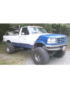 1995 Ford F350 with 8" suspension lift kit