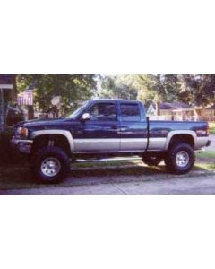 2000 GMC Sierra SLE with Fabtech 6" suspension lift kit, 3" Performance Accessories body lift