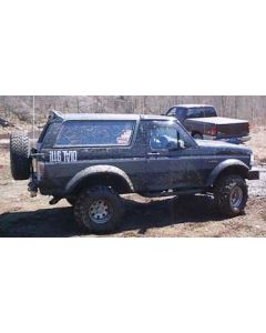 1993 Bronco XLT with 6" Rough Country suspension lift kit, 3" Performance Accessories body lift