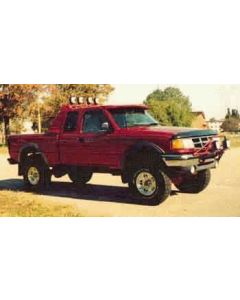 1994 Ranger XLT with 4" Rough Country suspension lift kit, 3" Performance Accessories body lift