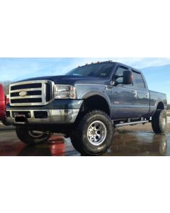 2005 Ford F-250 6.0L Diesel with Zone Offroad 4” radius arm suspension lift kit