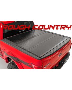 Rough Country Hard Low Profile Tri-Fold Tonneau Bed Cover