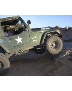 2004 Jeep Wrangler Willys mold with a 4" Tuff Country suspension lift kit