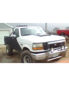 1988 F150 with 4" factory suspension and 3" body lift