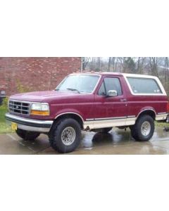 1992 Ford Bronco with 2'' leveling kit kit