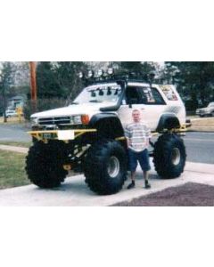 1988 Toyota 4 Runner with 7" Superlift lift kit and 3" Performance Accessories body lift