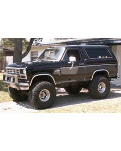 1982 Bronco with 6" suspension lift kit, 4" body lift