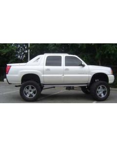 2004 Cadillac Escalade Ext with 8" suspension lift kit, 3" body lift