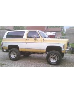 1979 Chevy K5 Blazer with 6" suspension lift system