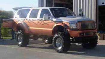 Body lift ford excursion