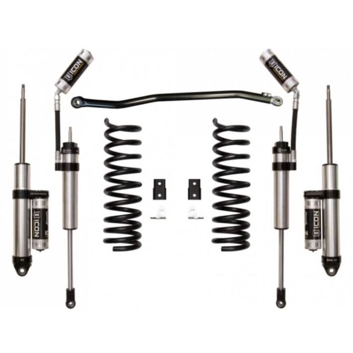 Icon 4wd Ram 2500 2 5 Stage 3 Leveling Kit 2 5 Reservoir Shocks Air Ride 14 15 16 17