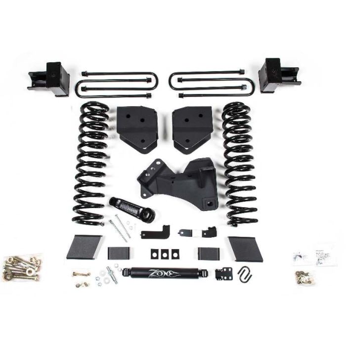 Zone Offroad 4WD Ford F250, F350 Super Duty 4" lift kit, FOX Adventure