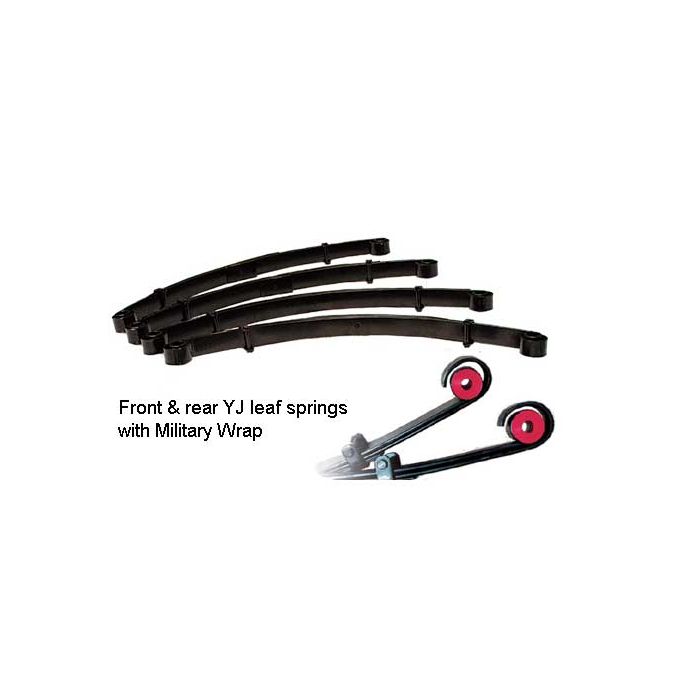 Skyjacker Jeep Wrangler YJ Rock Ready front single leaf spring, 