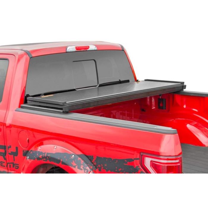 Rough Country Hard Tonneau Cover Hard Tri Fold Bed Covers