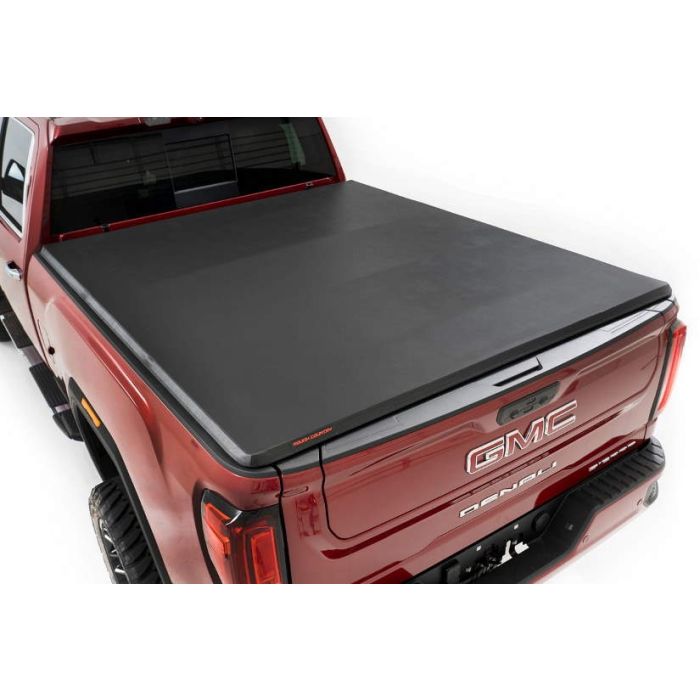 Rough Country Soft Tri Fold Tonneau Cover Silverado Sierra 2500hd 3500hd 2020